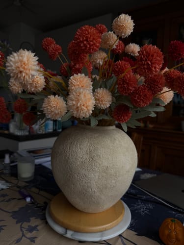 Customer photo review of Bouquet composé - Vert & Blanc