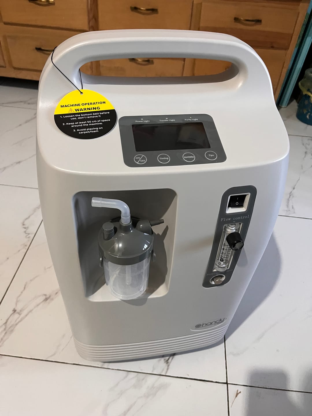 Customer photo review of Concentrador de Oxígeno 5 L OL V5S – Equipo de Flujo de Aire (Uso General) | Marca Handy