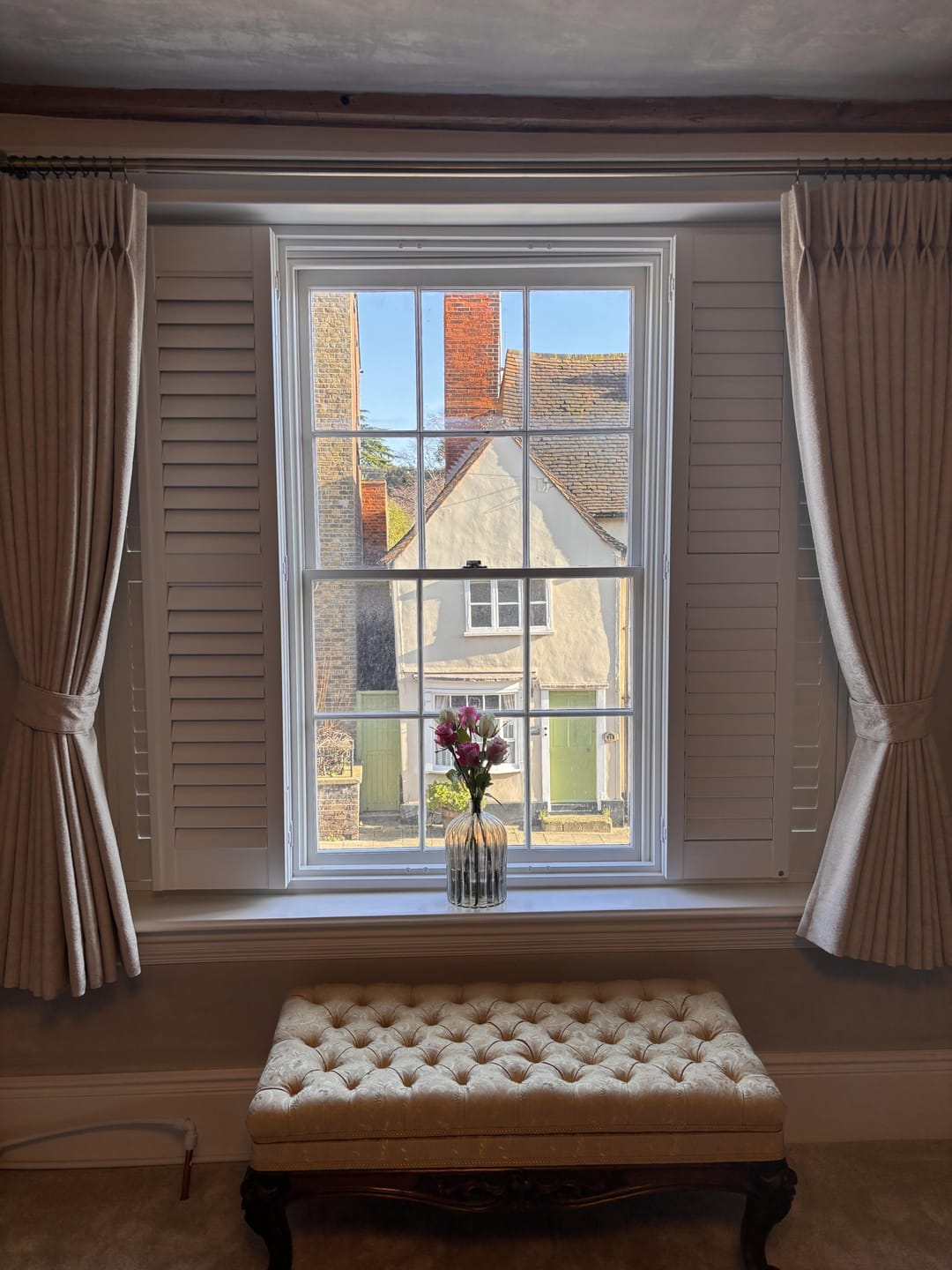 Customer photo review of Ambient Jacquard Custom Curtain
