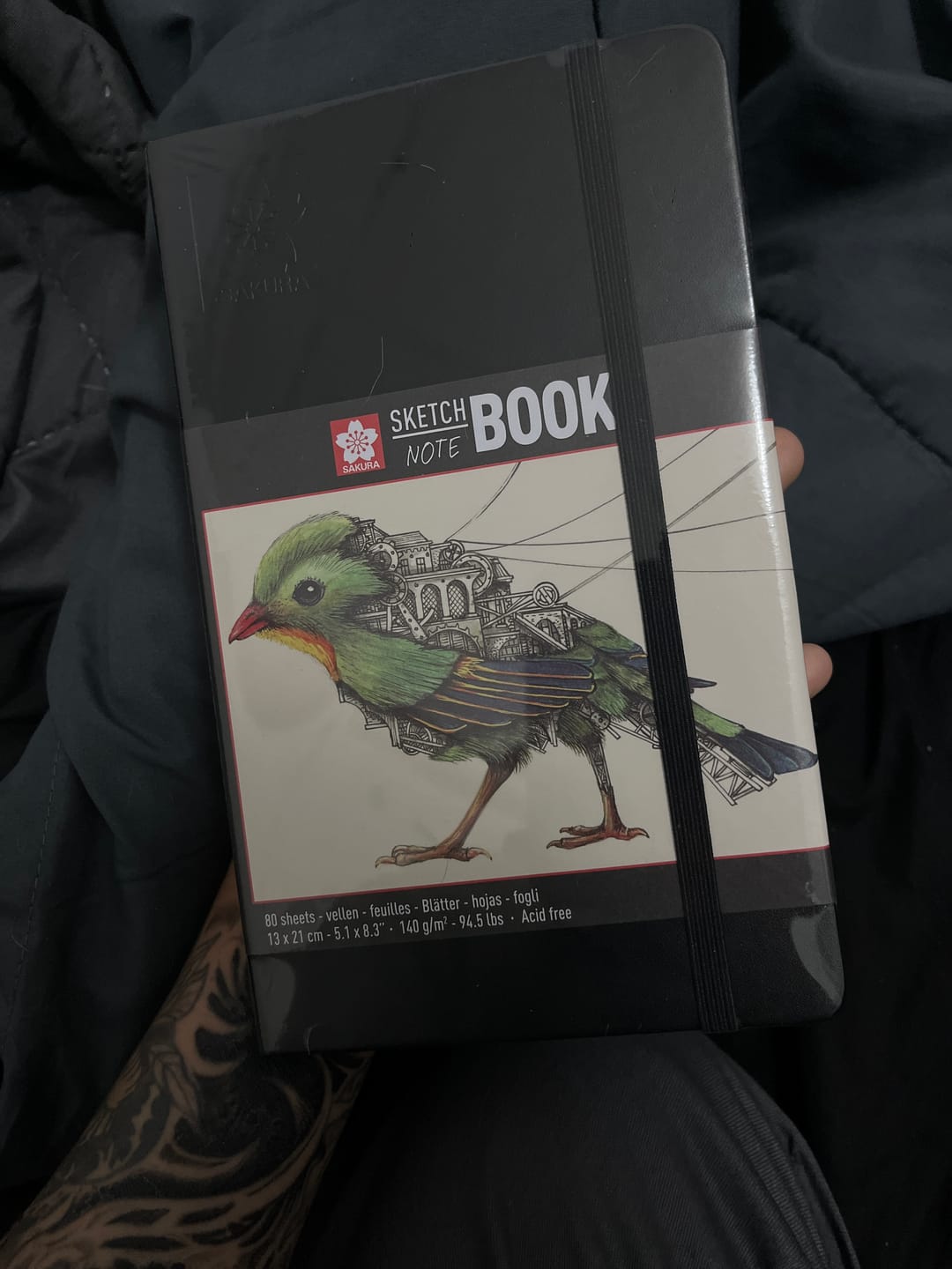 Customer photo review of Sakura Sketch Note Book - Sketchbook Papel Blanco/Crema 80 Hojas, 140 g/m2