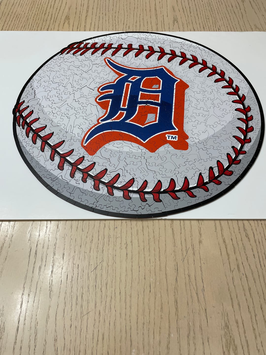 Customer photo review of Detroit Tigers™ - Wooden Puzzle