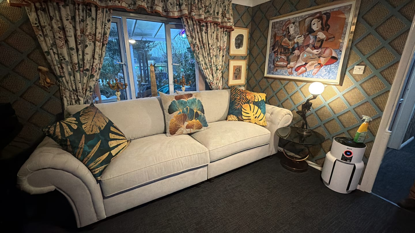 Customer photo review of Windsor 4 Seater Sofa - Stone