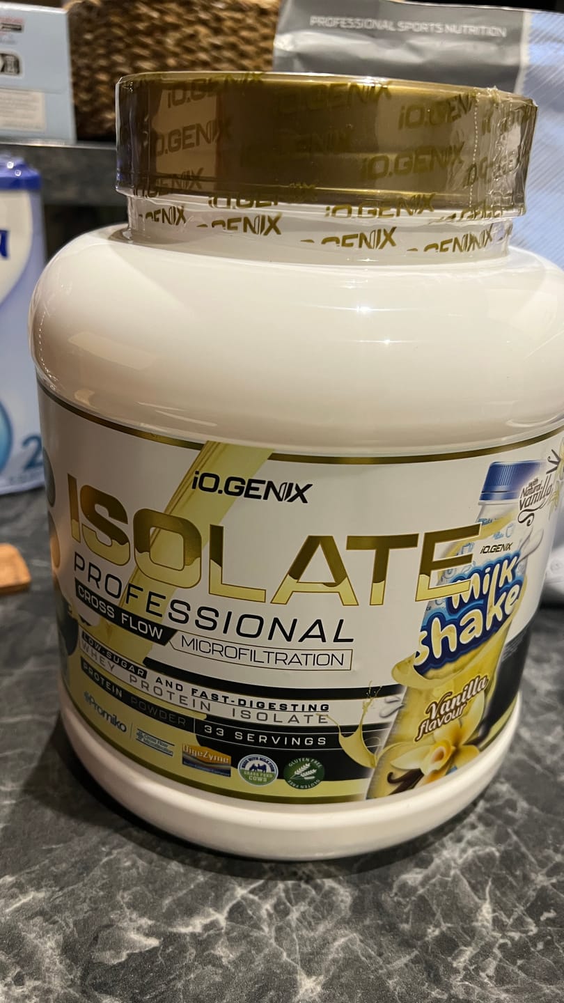 Customer photo review of Whey Isolate Professional