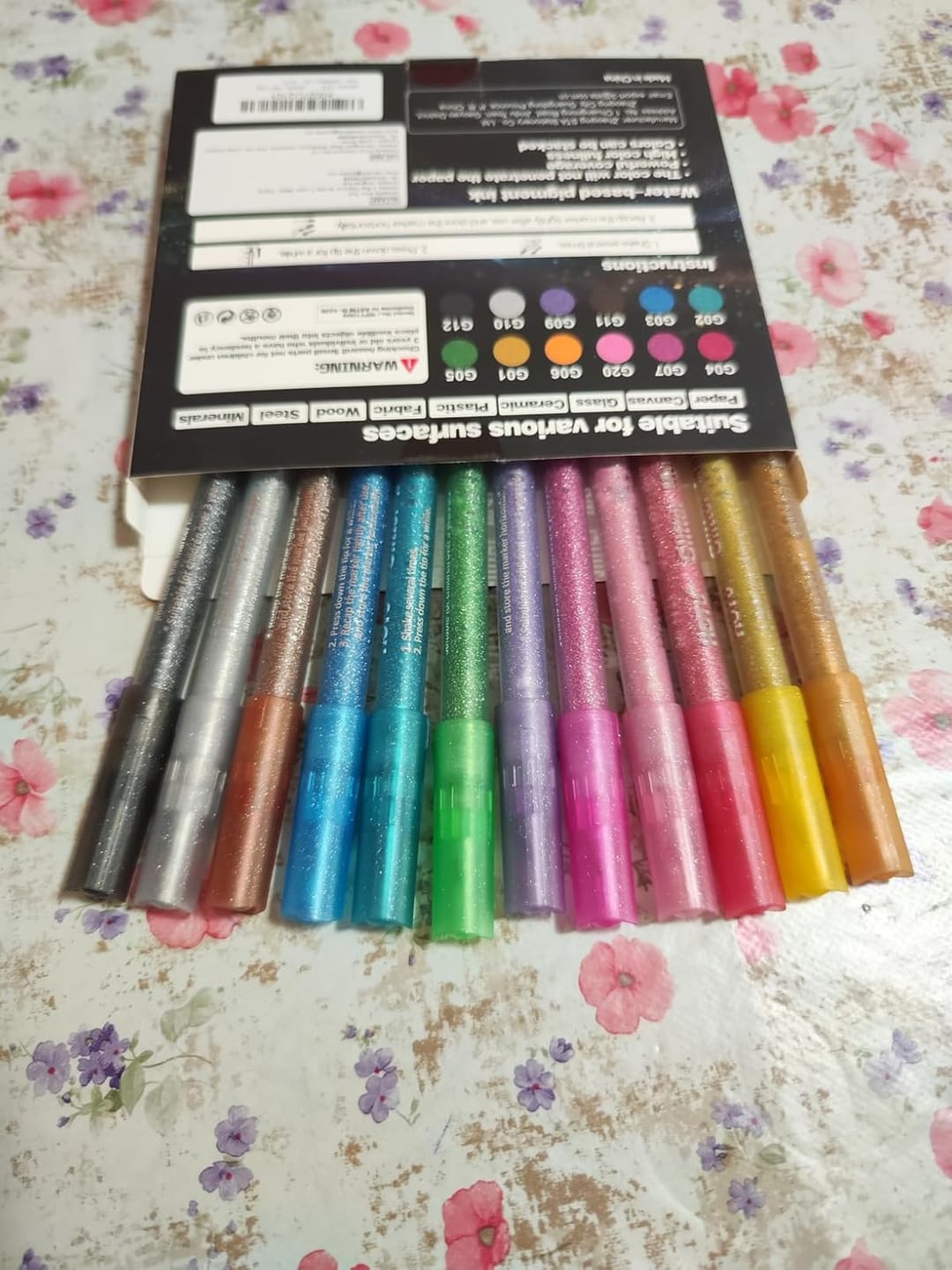 Customer photo review of 5-Pack Super Gold Markers | Ultra-fine 0.7mm tip