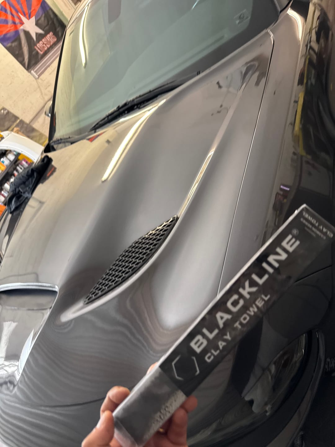 Customer photo review of BLACKLINE® SYNTHETIC CLAY TOWEL