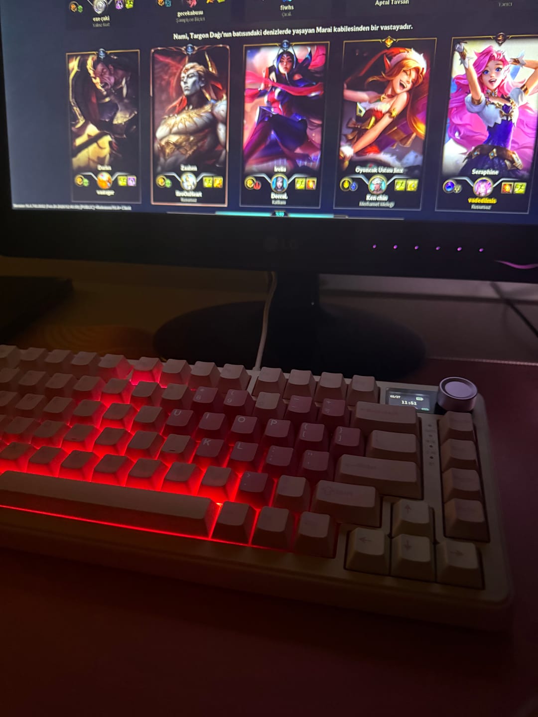 Customer photo review of YUNZII B75 Pro Max Mekanik Klavye