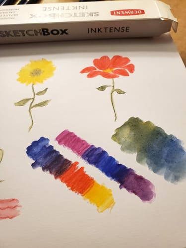Customer photo review of Derwent Inktense Custom Pencil 6-set