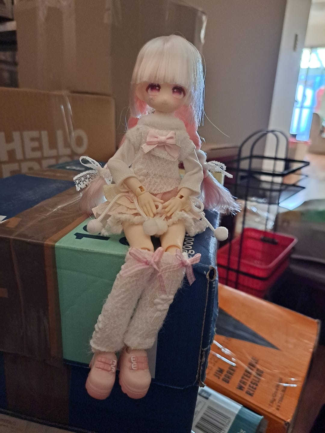Customer photo review of Momotale Four Seasons Tea House Story Series 1/8 Action Figure BJD Blind Box