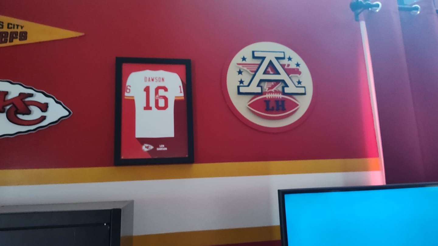 Customer photo review of Kansas City Chiefs CRAFT SERIES 3D Embossed Metal Wall Art