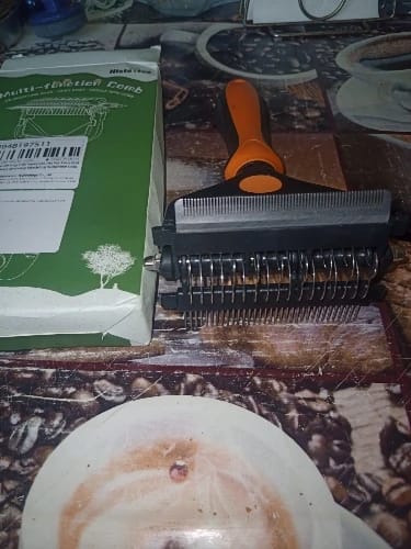 Customer photo review of 3-in-1 Pet Hair Removal Brush