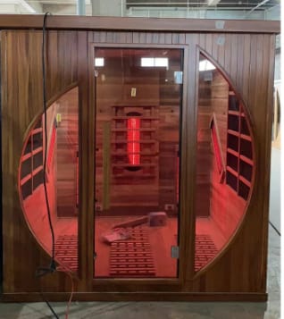 Customer photo review of SAUNASNET® Indoor Two-Person Infrared Sauna Digital Control with Wifi Infrared 01 （US Stock – Ships in 10–15 Days）