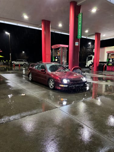 Customer photo review of Gloss Metallic Rosewood Red Vinyl Wrap