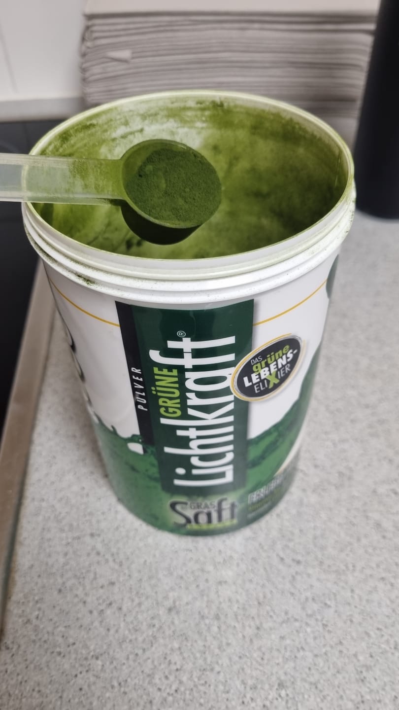 Customer photo review of Gerstengrassaftpulver Bio "Grüne Lichtkraft"