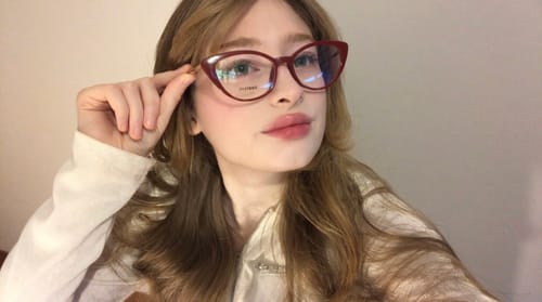 Customer photo review of Nicola Eyeglasses
