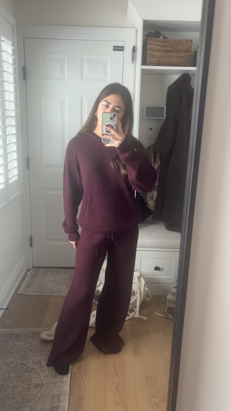 Customer photo review of W5157 Smitten Sweater Hoodie