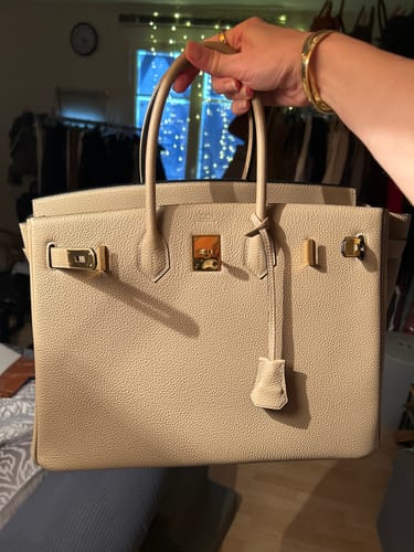 Customer photo review of HM BIRKIN 35CM BEIGE TOGO LEATHER GOLD HARDWARE