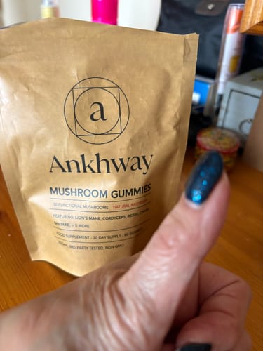 Customer photo review of Mushroom Gummies