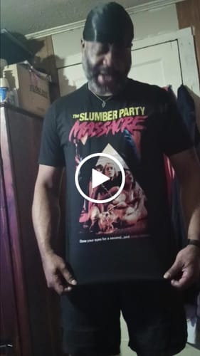 Customer video review of The Slumber Party Massacre: Classic (V2) T-Shirt