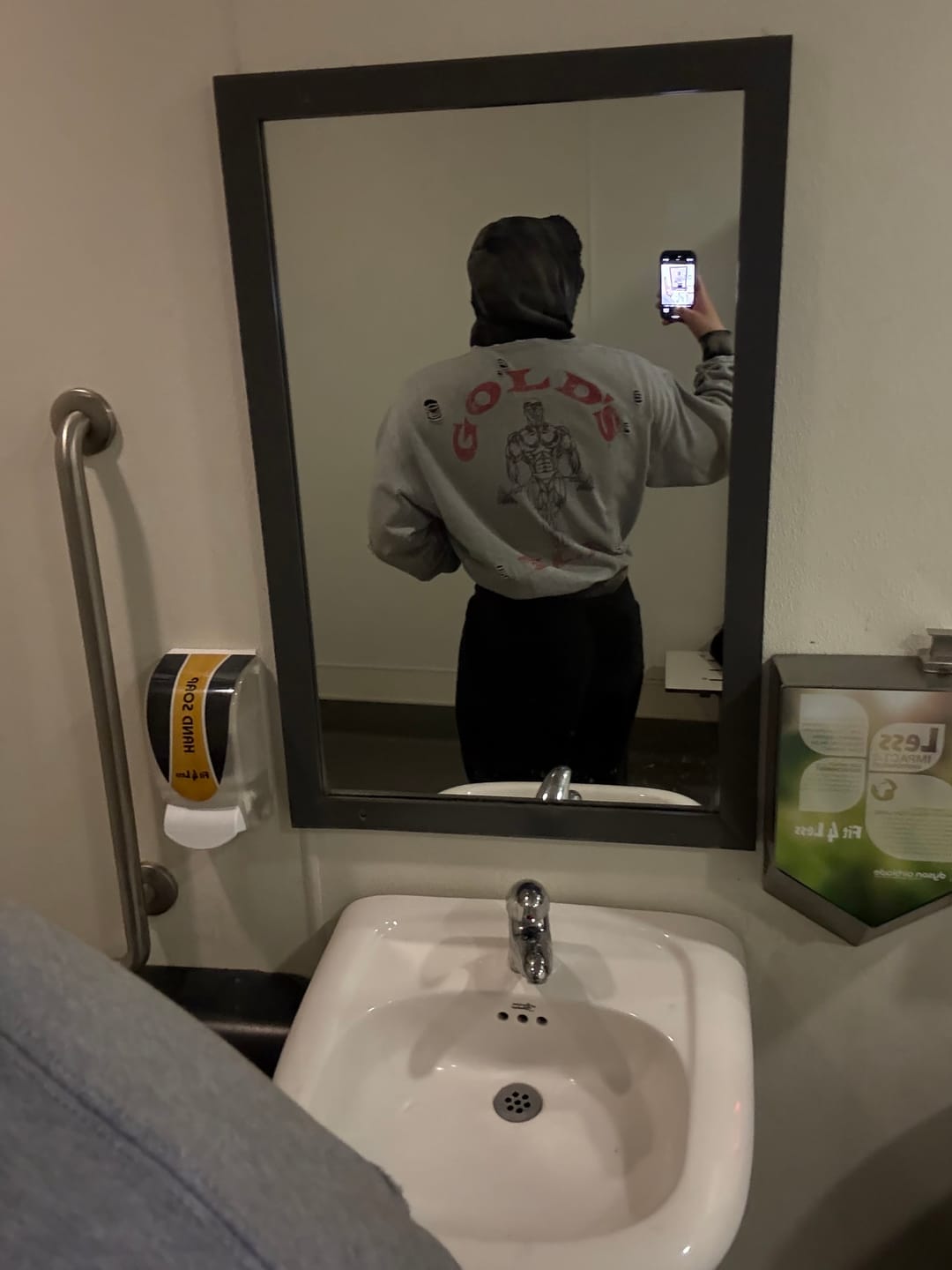Customer photo review of 5168 - Gold's Iron Legacy Distress Hoodies