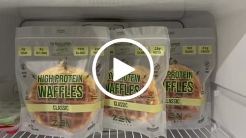 Customer video review of Zen Protein Waffles - Classic