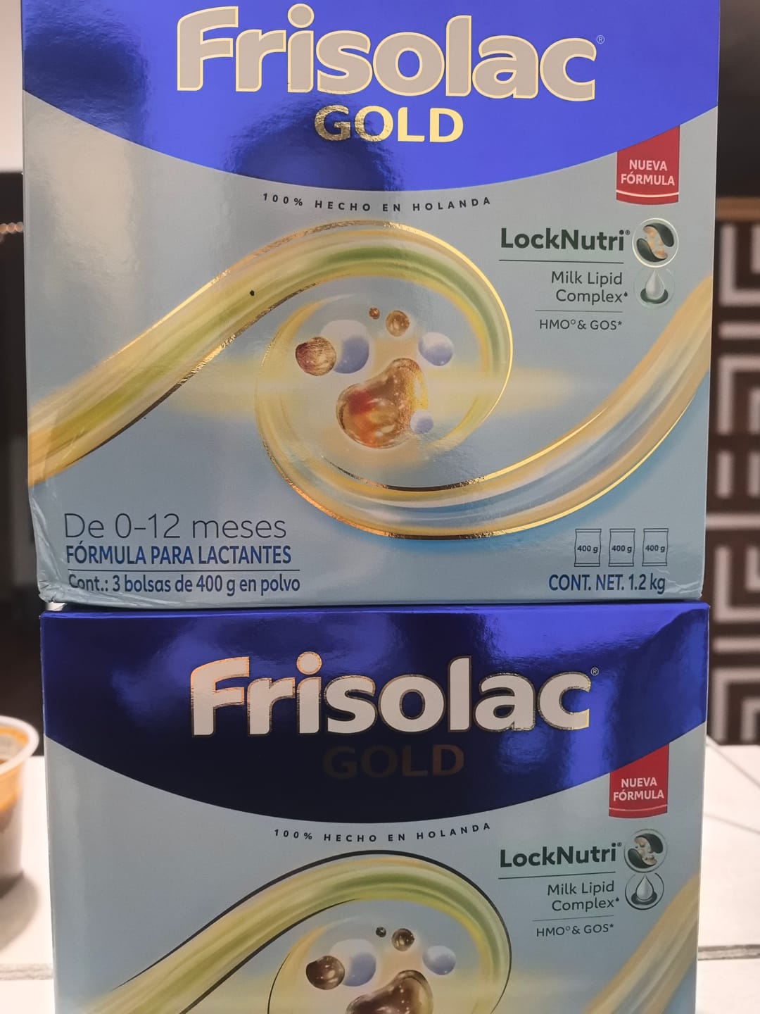 Customer photo review of Frisolac Gold 1 (0-6 Meses) 3 Pack 3.6 Kg