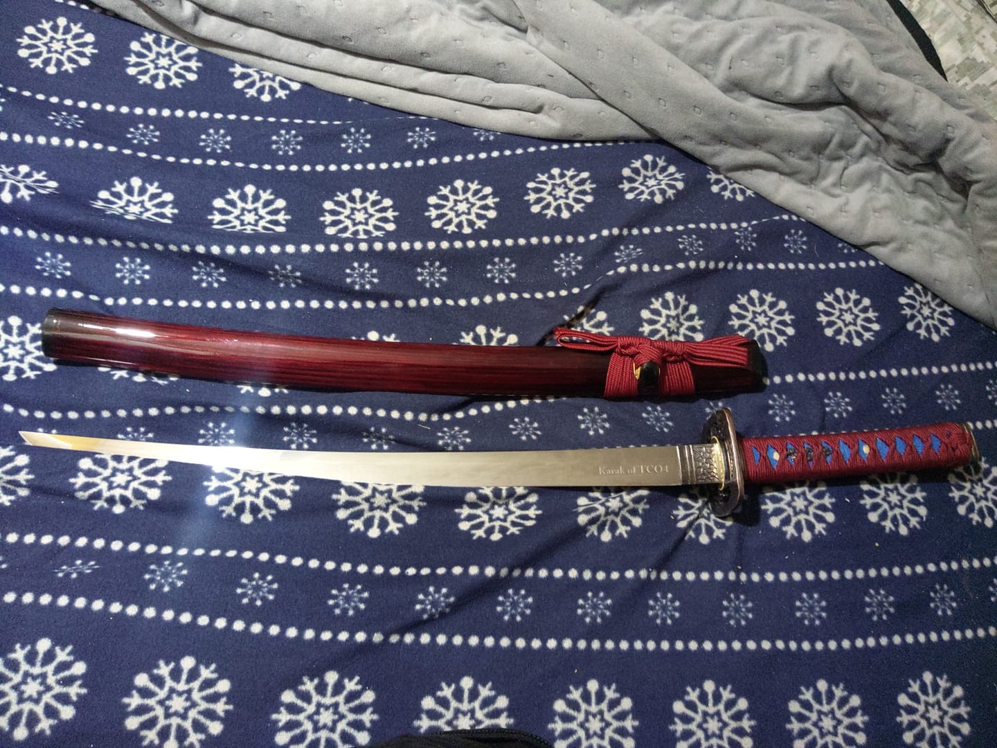 Customer photo review of Custom Wakizashi Build your own Wakizashi sword