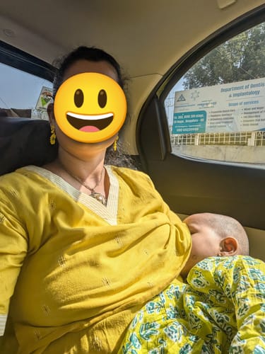 Customer photo review of Lemon Yellow & White Stripes Handloom Maxi