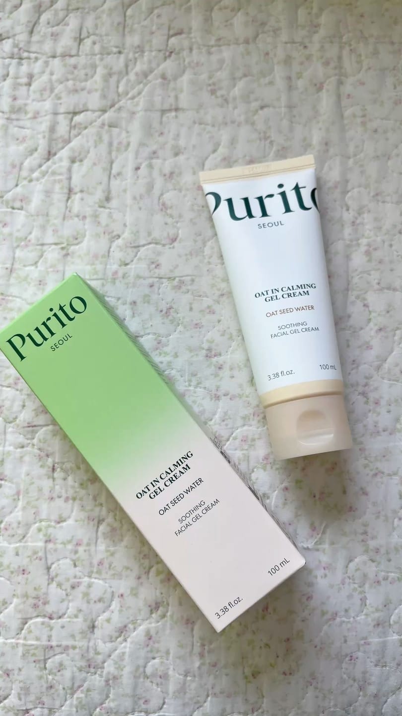 Customer photo review of Nomierinošs gelveida krēms ar pantenolu Purito Oat-In Calming Gel Cream