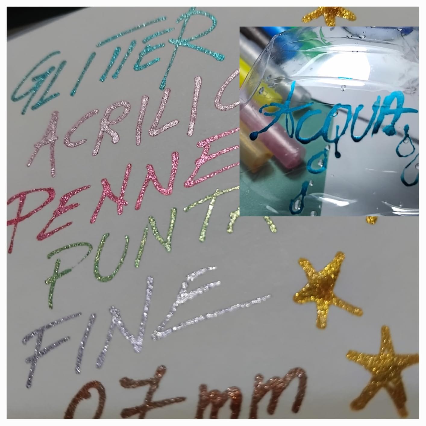 Customer photo review of 5-Pack Super Gold Markers | Ultra-fine 0.7mm tip