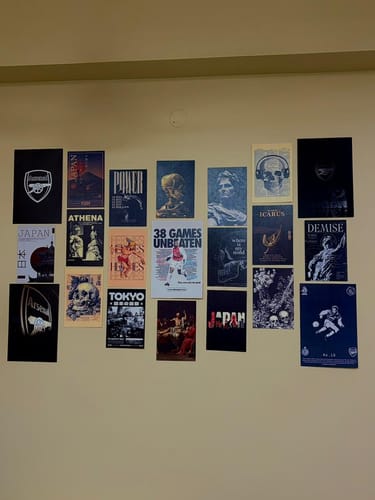 Customer photo review of CUSTOM WALL COLLAGE POSTERS