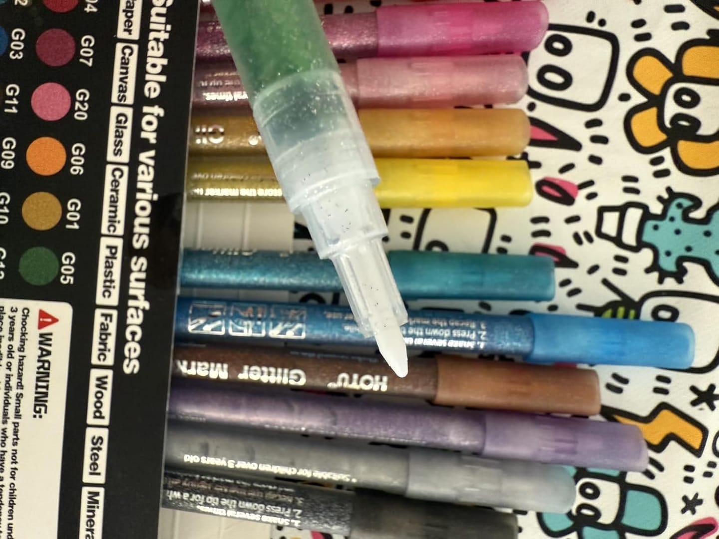 Customer photo review of 5-Pack Super Gold Markers | Ultra-fine 0.7mm tip
