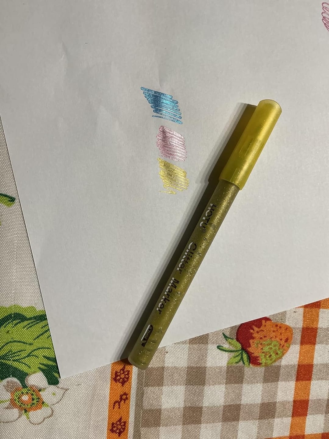 Customer photo review of 5-Pack Super Gold Markers | Ultra-fine 0.7mm tip