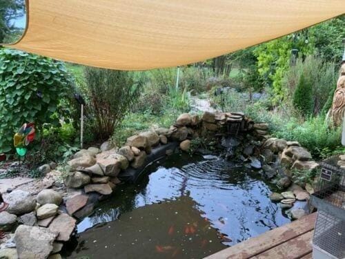 Customer photo review of UVShield™ Waterproof Quadrati Custom Rectangle Sun Shade Sail