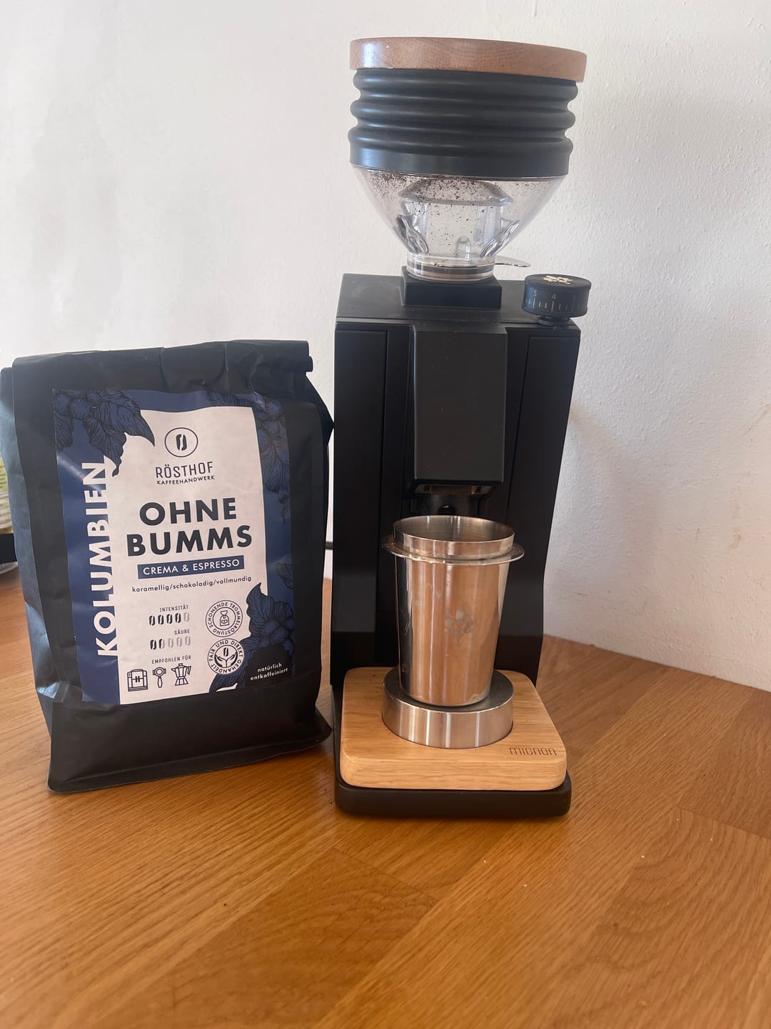Customer photo review of Ohne Bumms - entkoffeiniert - Crema & Espresso