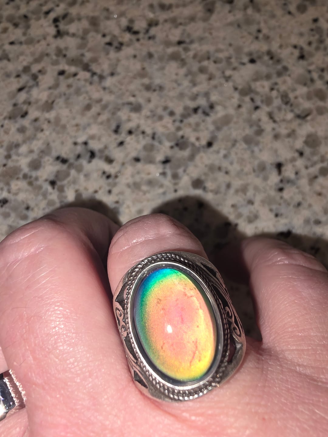 Customer photo review of New-Age Mood Ring