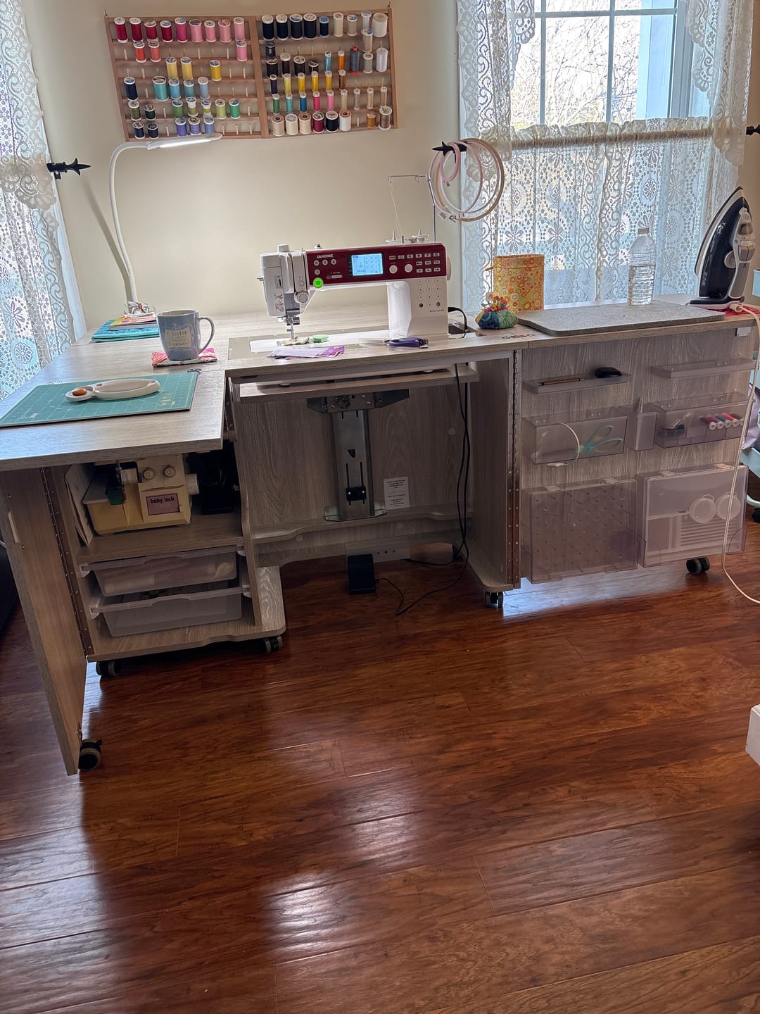 Customer photo review of Koala Eclipse Sewing Cabinet (2 Colors Available)
