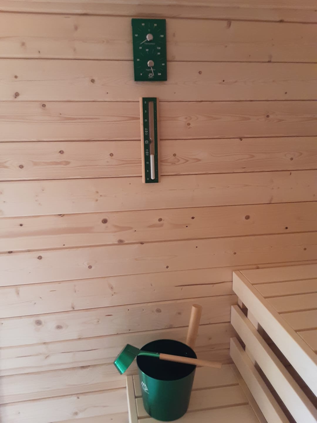 Customer photo review of Sauna Starter Bundle Deluxe