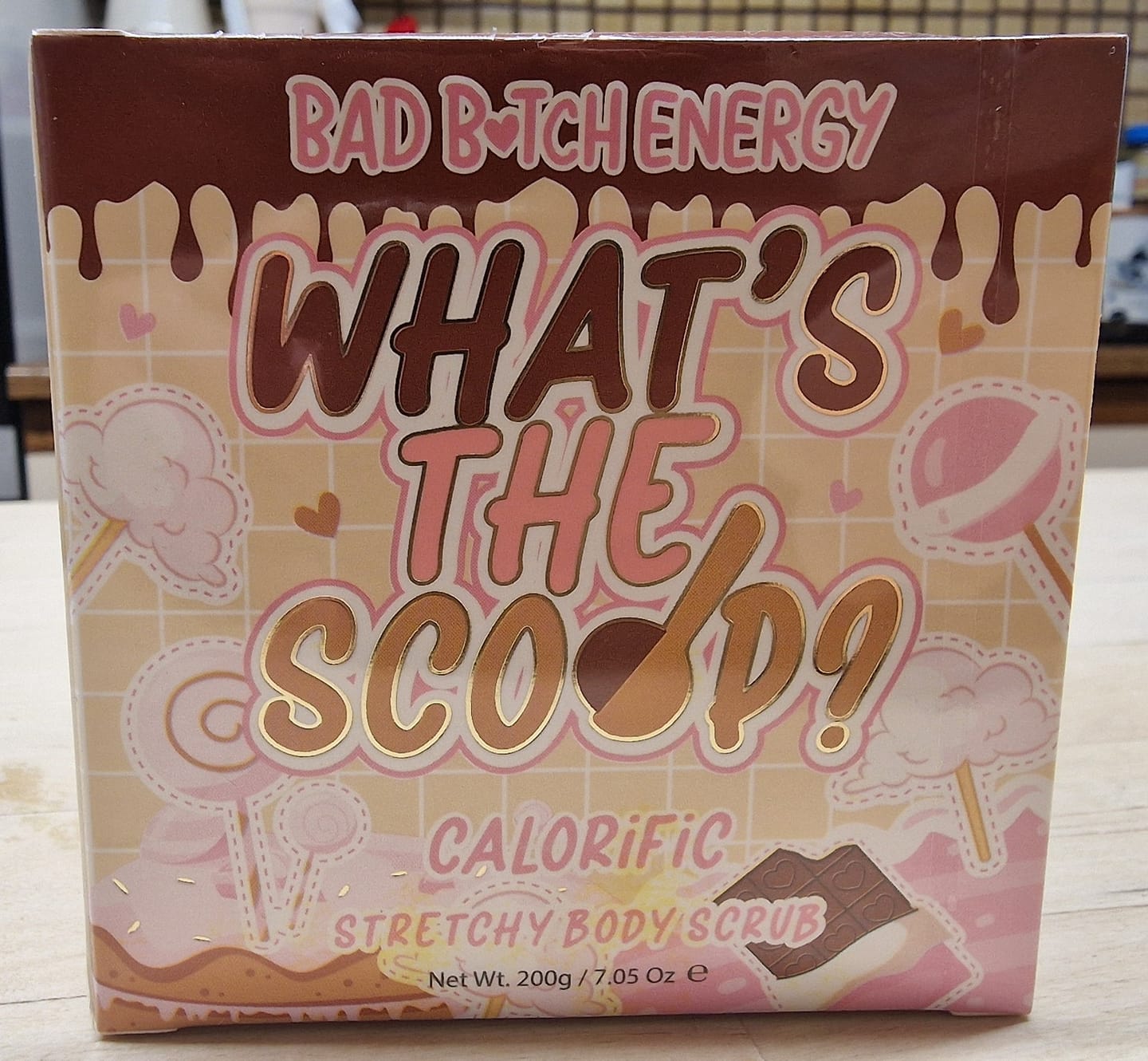 Recenzie foto de client despre P. Louise What's The Scoop Stretchy Body Scrub