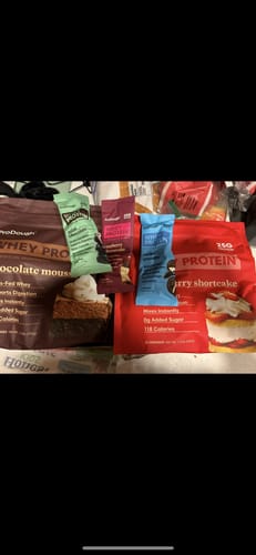 Customer photo review of Gourmet Whey Protein Powders