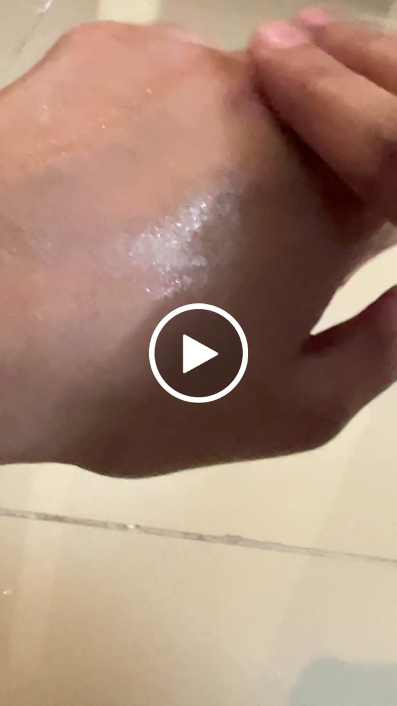 Customer video review of DEODORANT