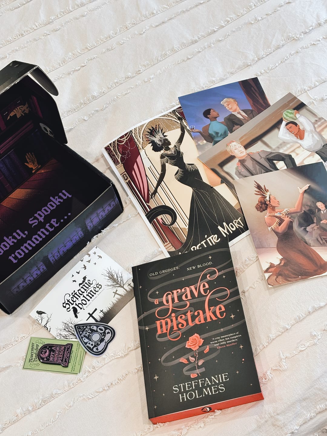 Customer photo review of PRE-ORDER: A Grave Mistake - SIGNED paperback