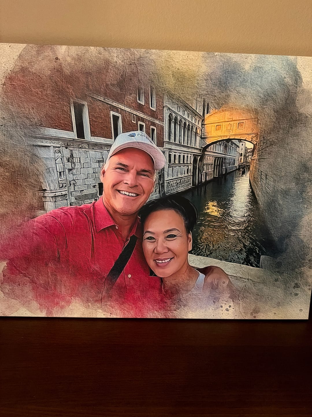 Customer photo review of Personalized photo Painting