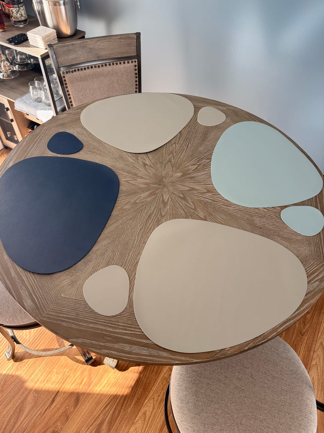 Customer photo review of Emilie Designer Placemat & Coaster Set by Tilly