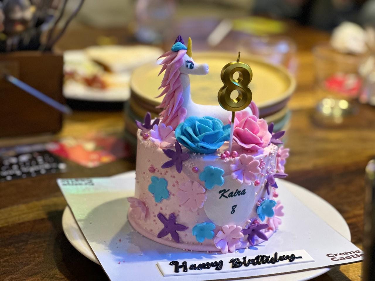 Customer photo review of Unicorn Lush Hair Cake