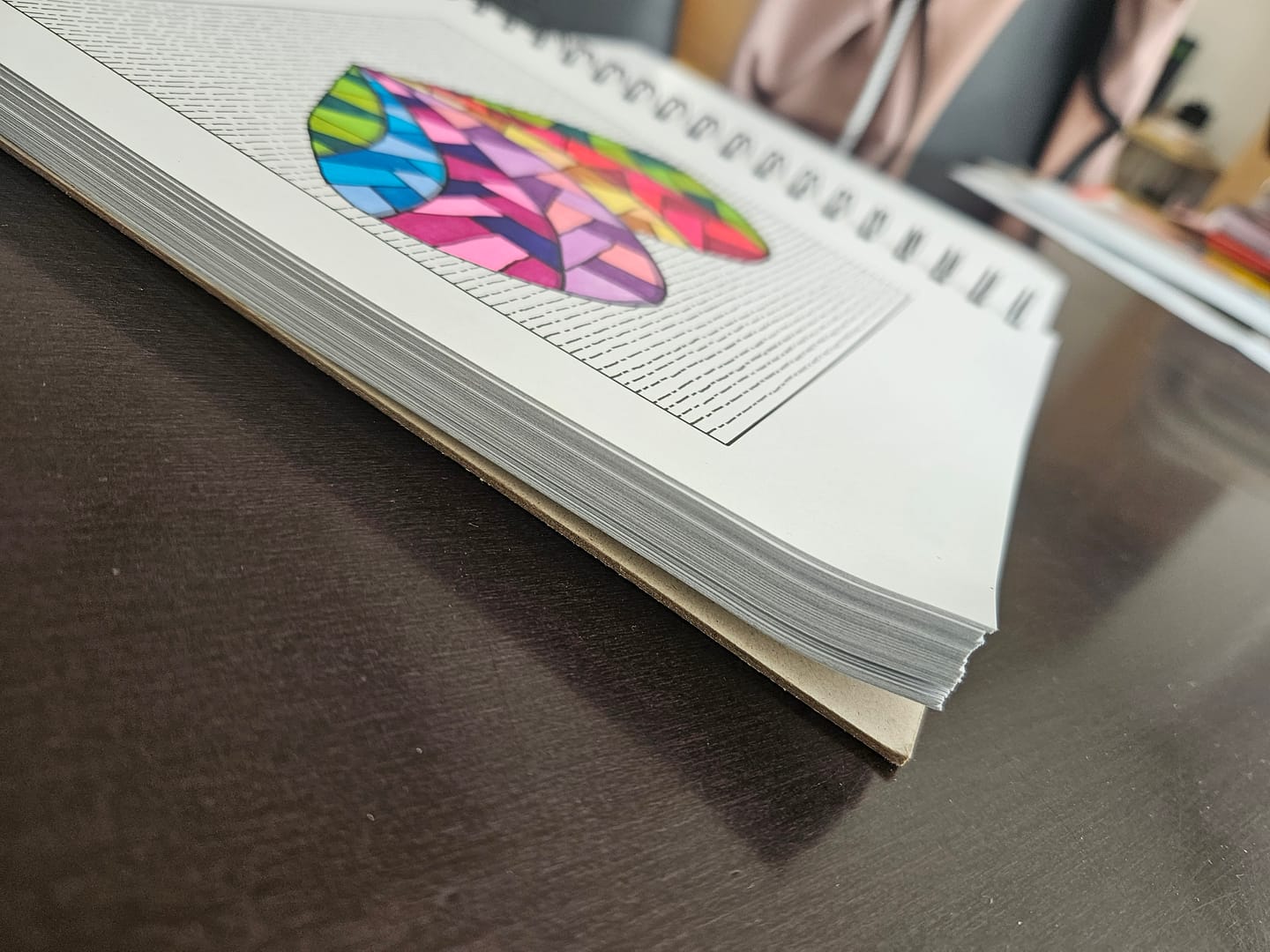 Customer photo review of Ohuhu Bleedproof Double-Sided Marker Pad, Spiral-Bound