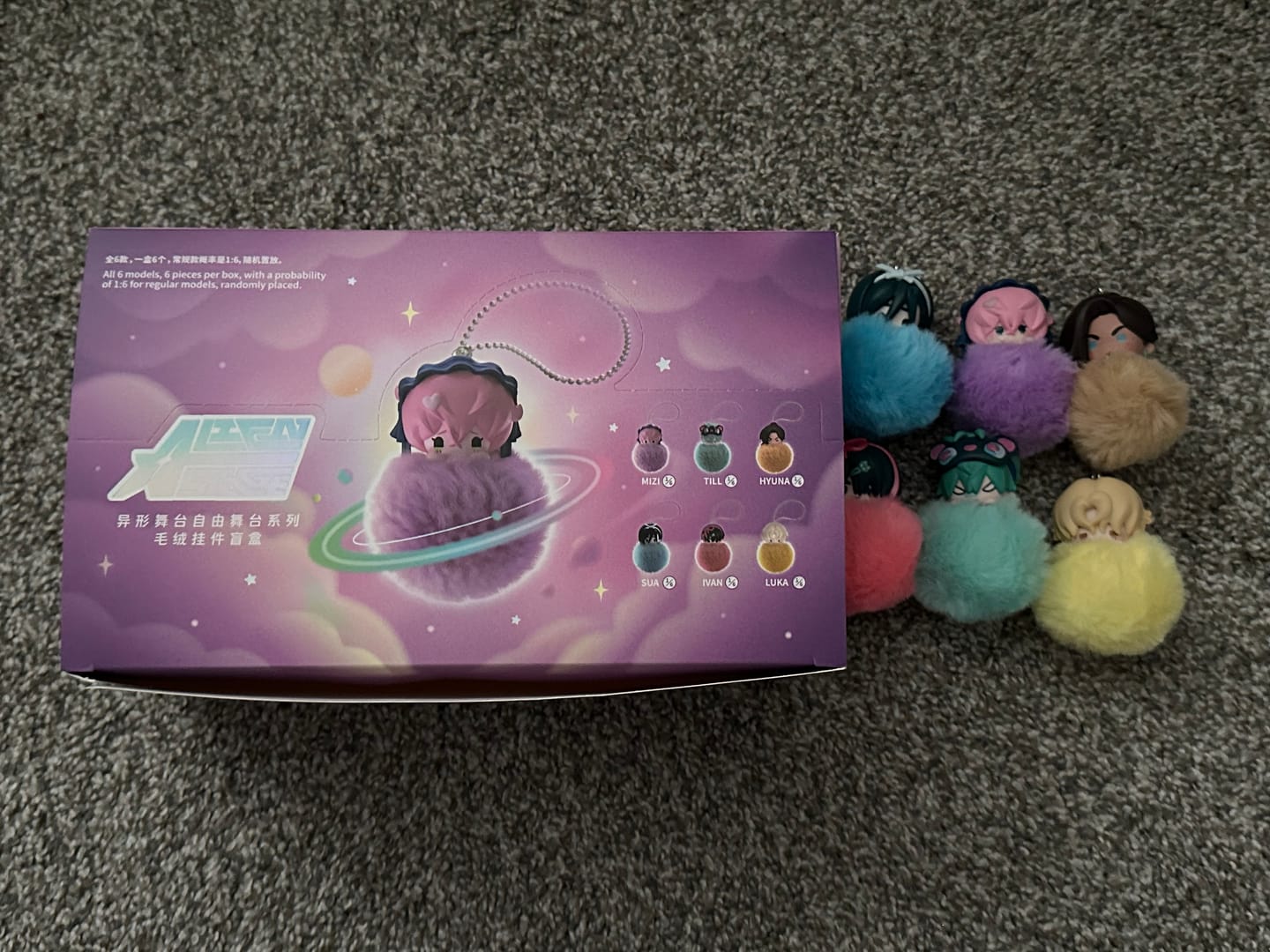 Customer photo review of Alien Stage Freedom Stage Series Plush Toy Blind Box
