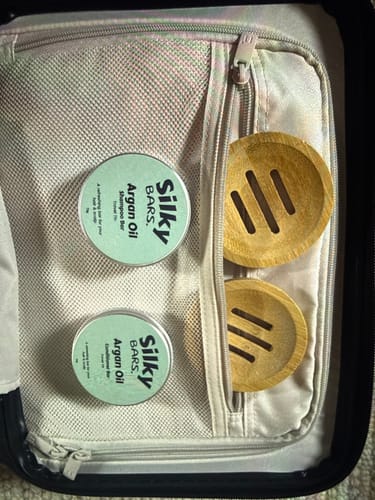 Customer photo review of Argan Oil Shampoo & Conditioner Anti Frizz Bundle