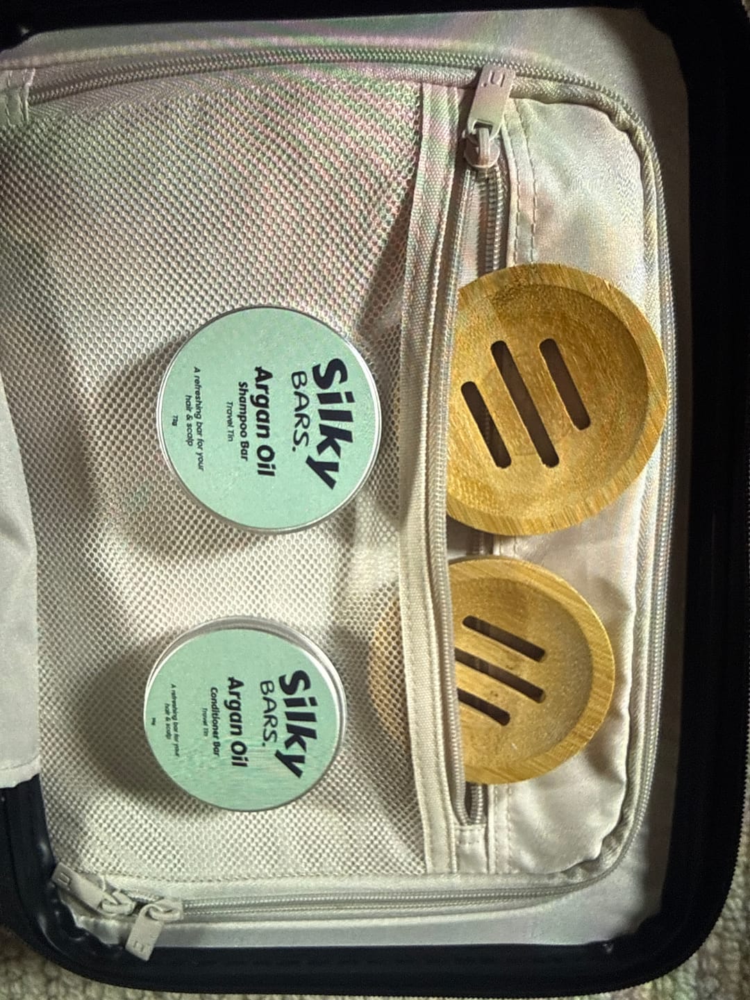 Customer photo review of Argan Oil Shampoo & Conditioner Anti Frizz Bundle