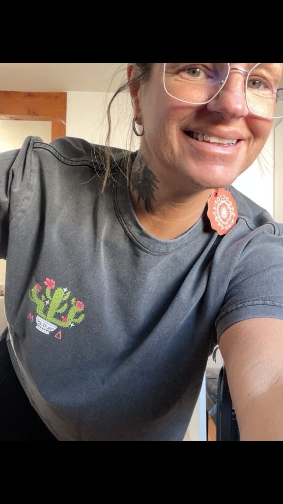 Customer photo review of Riots Not Diets T-Shirt