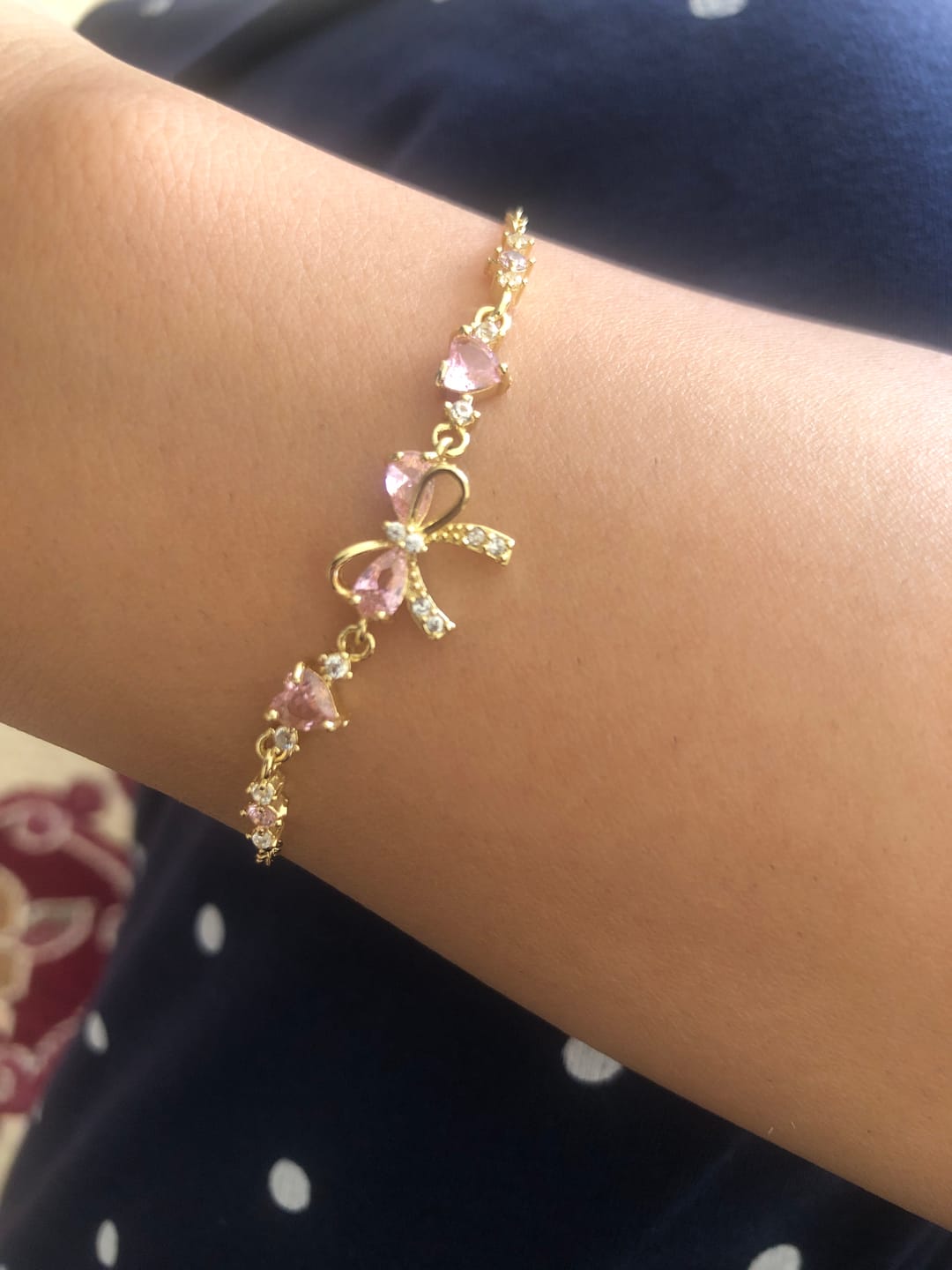 Customer photo review of Bow Bracelet